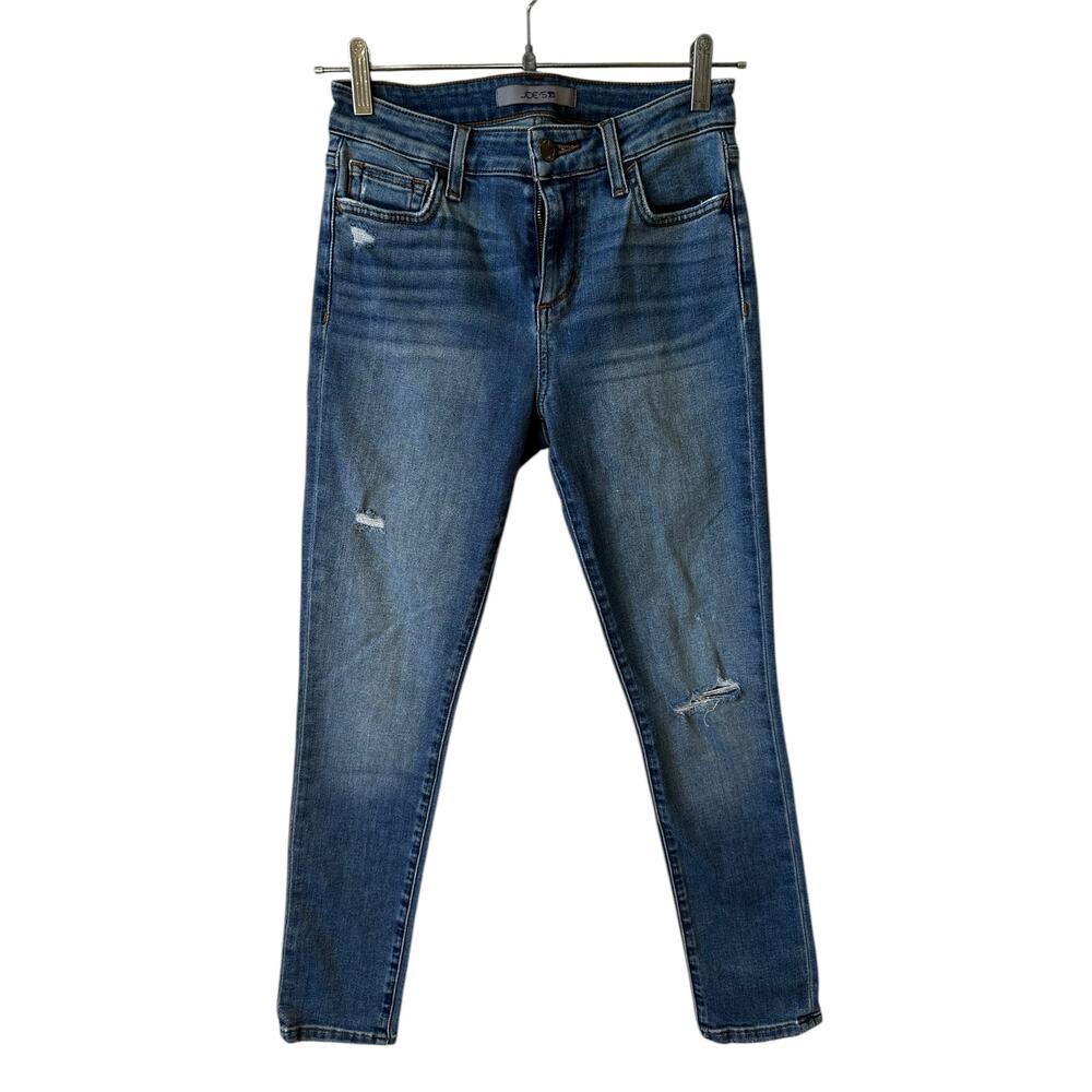 Joe's Jeans Women's Distressed Curvy Skinny Crop Mali Jeans with FLAW